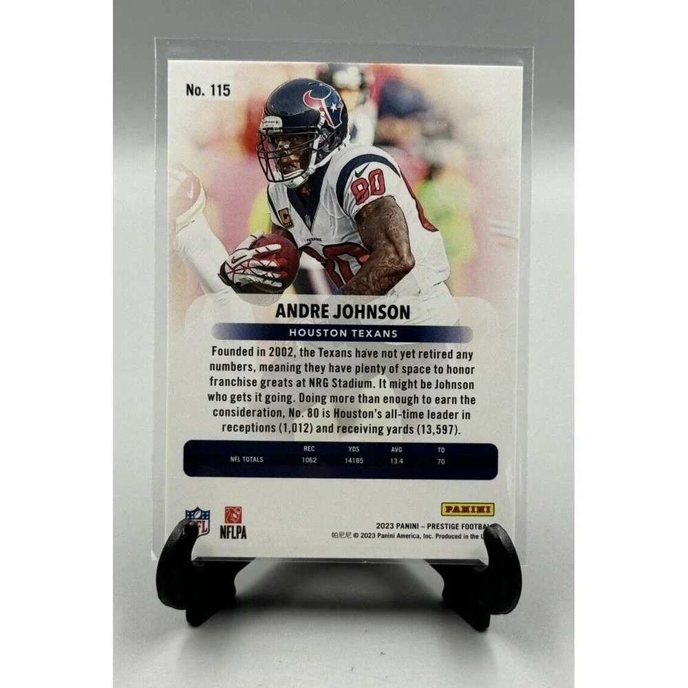 2023 Prestige‎ Base Xtra Points Red #115 Andre Johnson 155/599 - Houston Texans